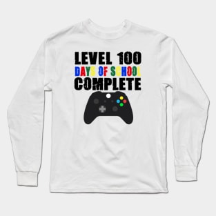 Lvl 100 Days Of School Long Sleeve T-Shirt